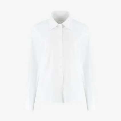 Jane Lushka.Ivona blouse technical jersey. White