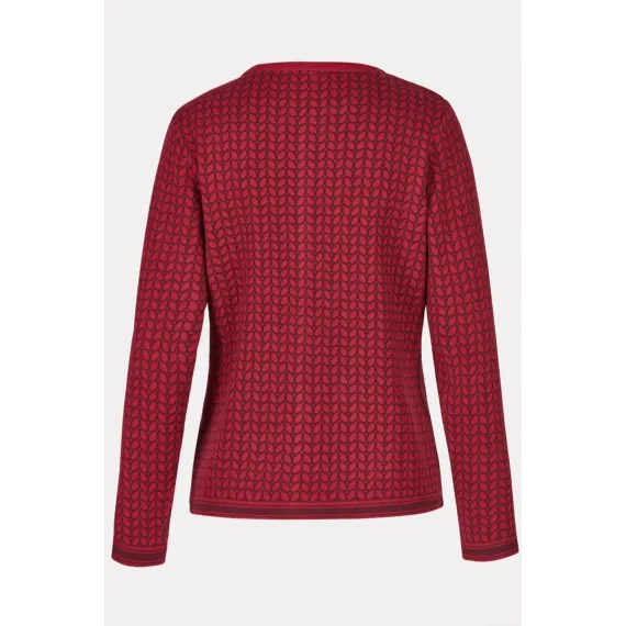 Himalaya.  Raida jacquard jakke. Aubergine/bordeaux