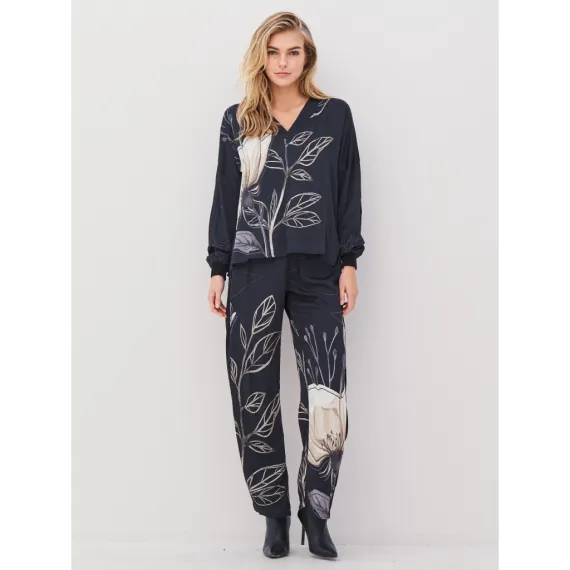 NÜ. Andy Trousers. Svart mix