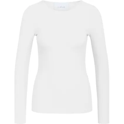 LA ROUGE. Lisa L/S t-shirt. White