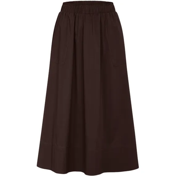 LA ROUGE. Vilma Skirt. Dark brown