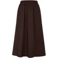 LA ROUGE. Vilma Skirt. Dark brown
