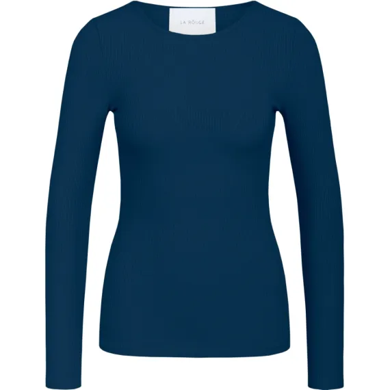 LA ROUGE. Lisa L/S t-shirt. Navy