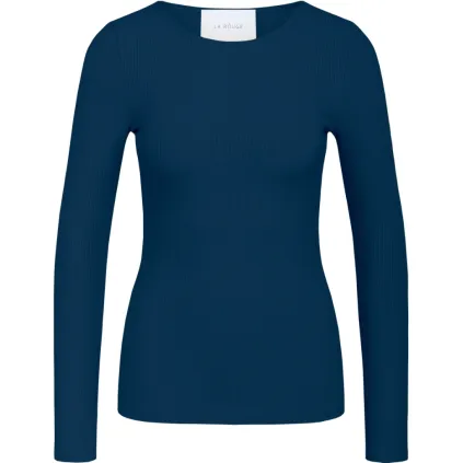 LA ROUGE. Lisa L/S t-shirt. Navy