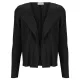 Alquema. Simply pleat bolero. Black