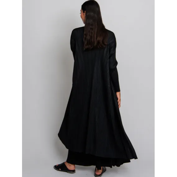 Alquema. Simply pleat jacket. Black
