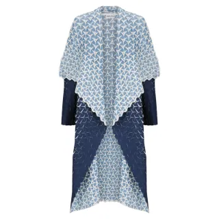 Alquema. Northern star coat. Ink/white