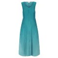 Alquema. Long estrella dress. Deep nile