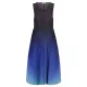 Alquema. Long estrella dress. Cavier nightfall