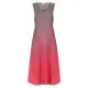 Alquema. Long estrella dress. Smoky hot pink