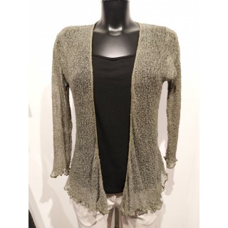 Strikket Bolero. Taupe. Farge 48