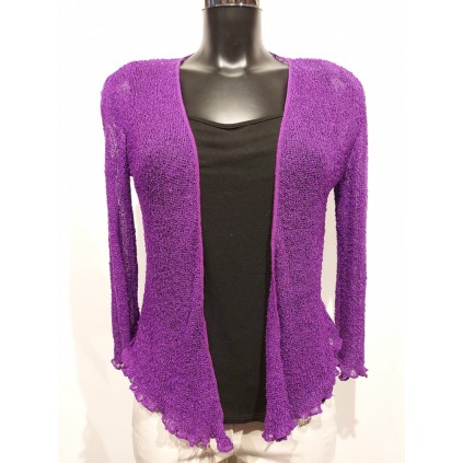 Strikket Bolero. Lilla
