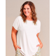 Basic, Gitte T-Shirt. Hvit