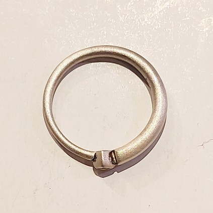 Sølvring med cubic zirconia. 925S.