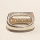 Sølvring. Cubic zirkonia.925S.