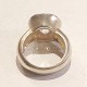 Sølvring. Cubic zirkonia.925S.