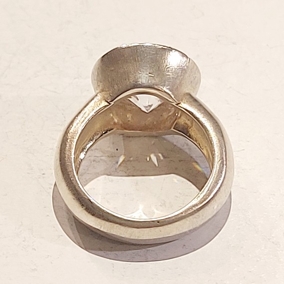 Sølvring. Cubic zirkonia.925S.