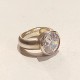 Sølvring. Cubic zirkonia.925S.