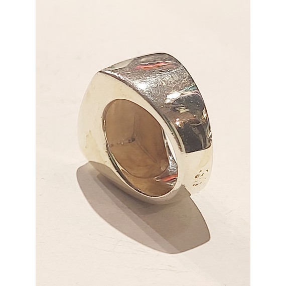 Sølvring. Onyx 925S.