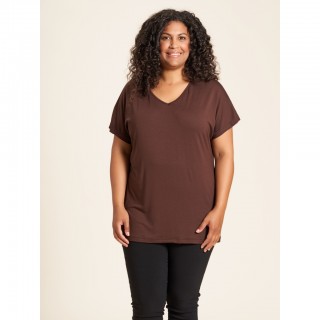 Sansgaard.Basic, Amsterdam T-Shirt. Brun