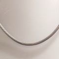 Oksydert sølvkjede. 42 cm. 925s